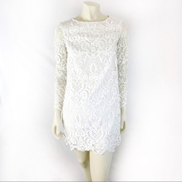 French Connection Nebraska Lace Dress size 2 - Picture 4 of 11